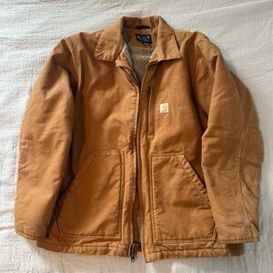 Carhartt Men's Tan Field Sherpa Lined Jacket
